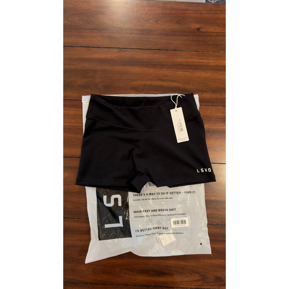 LSKD RXD Low-Rise 2" Micro Short Tights Black WTGH00016-Black Size M NWT